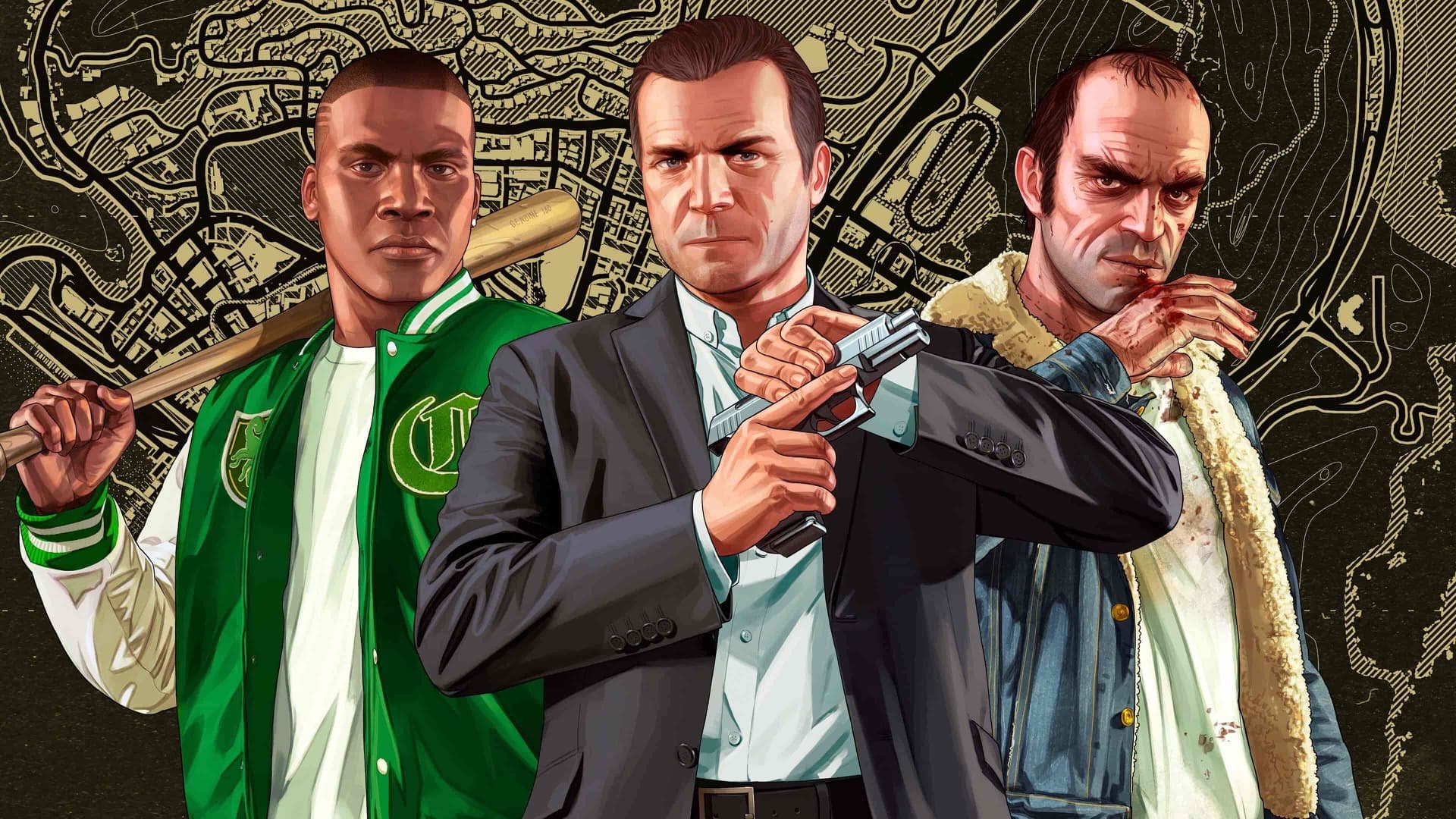 Official Grand Theft Auto V Gen9 storefront hero art